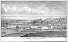 Llewellyn, Delaware County 1875